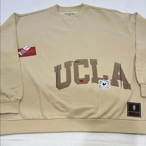 Travis Scott Mitchell & Ness Beige UCLA Sweater - Limited Edition